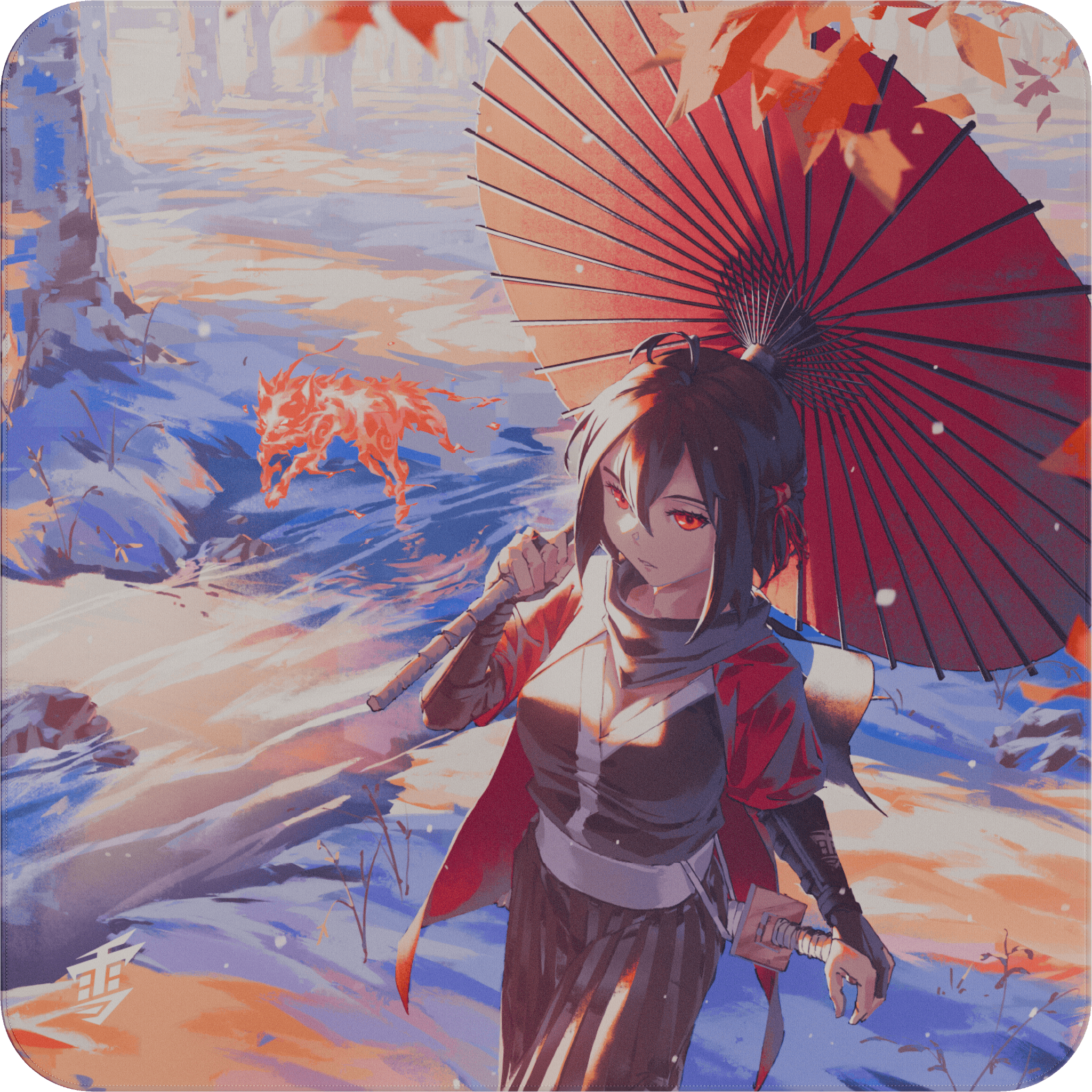 Revealing The Kitsune Mousepad