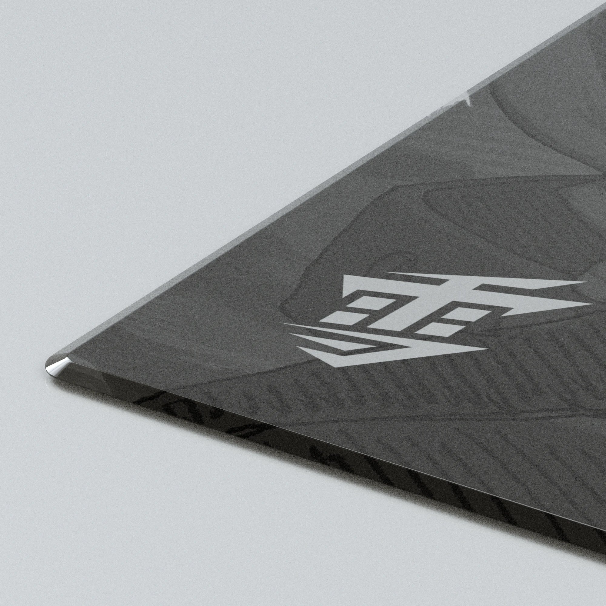 Yuki Aim - Monokuro Glass Mousepad