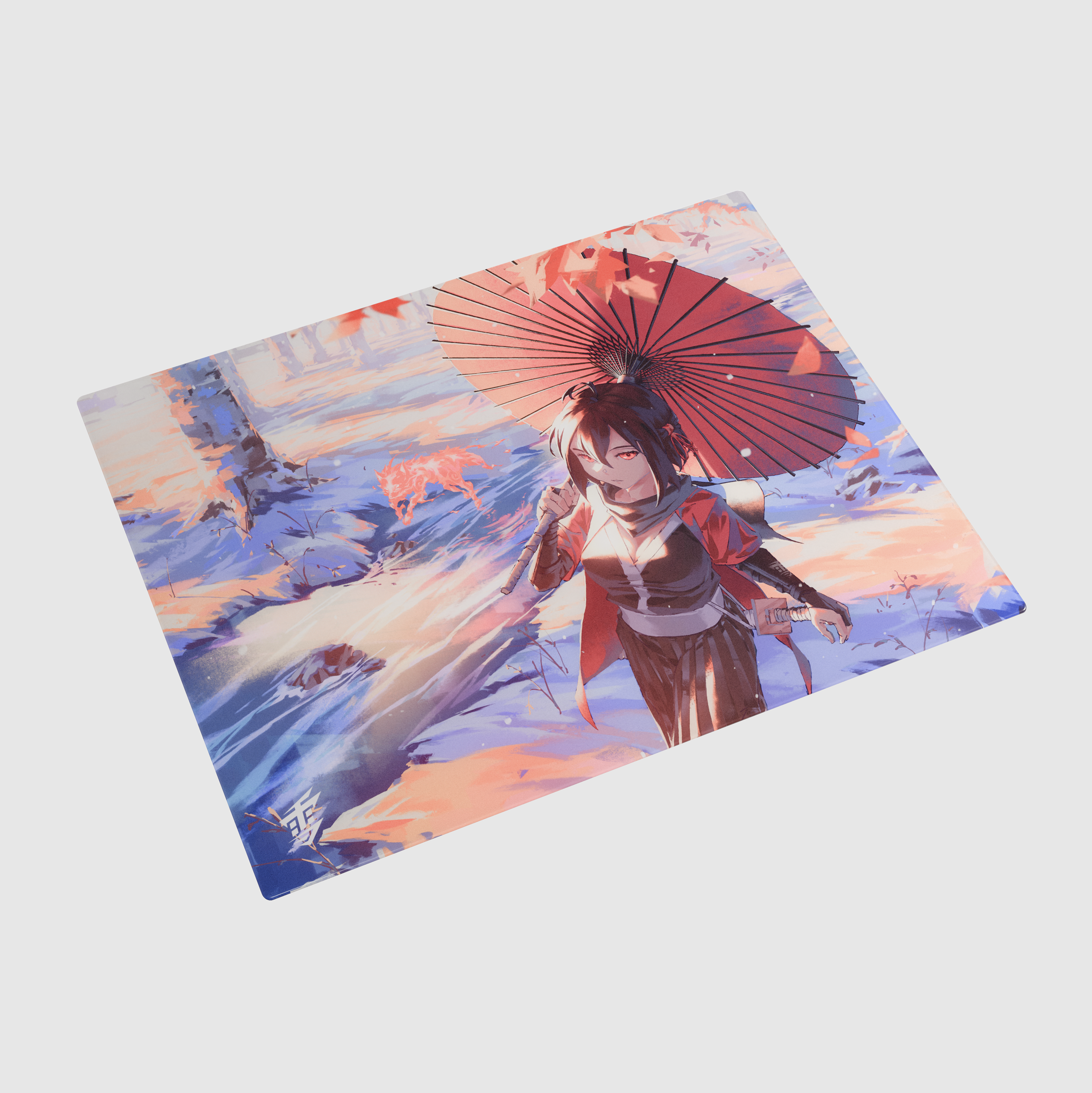 Yuki Aim - Kitsune Glass Mousepad Limited