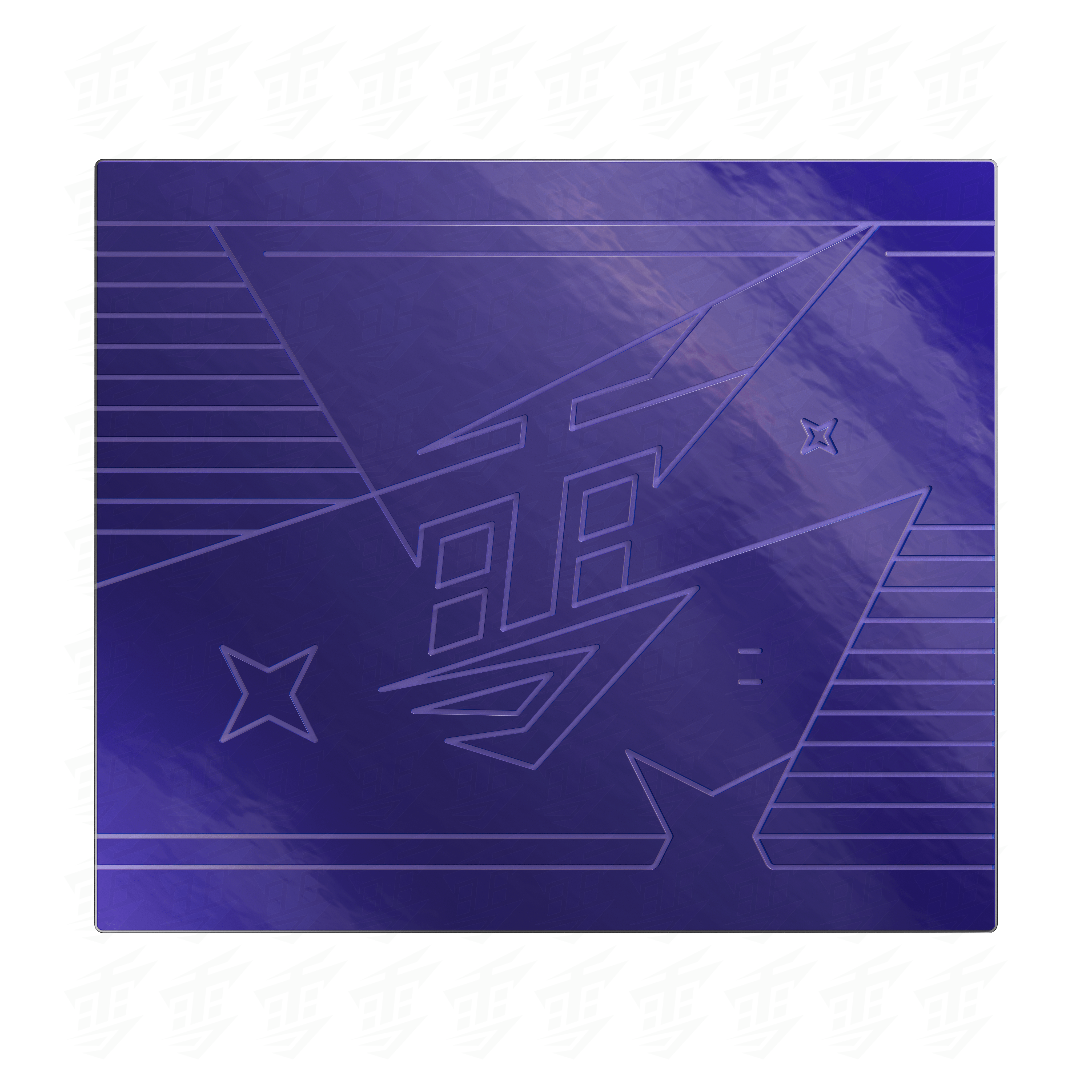 Yuki Aim x Demon1 - Glass Mousepad Limited