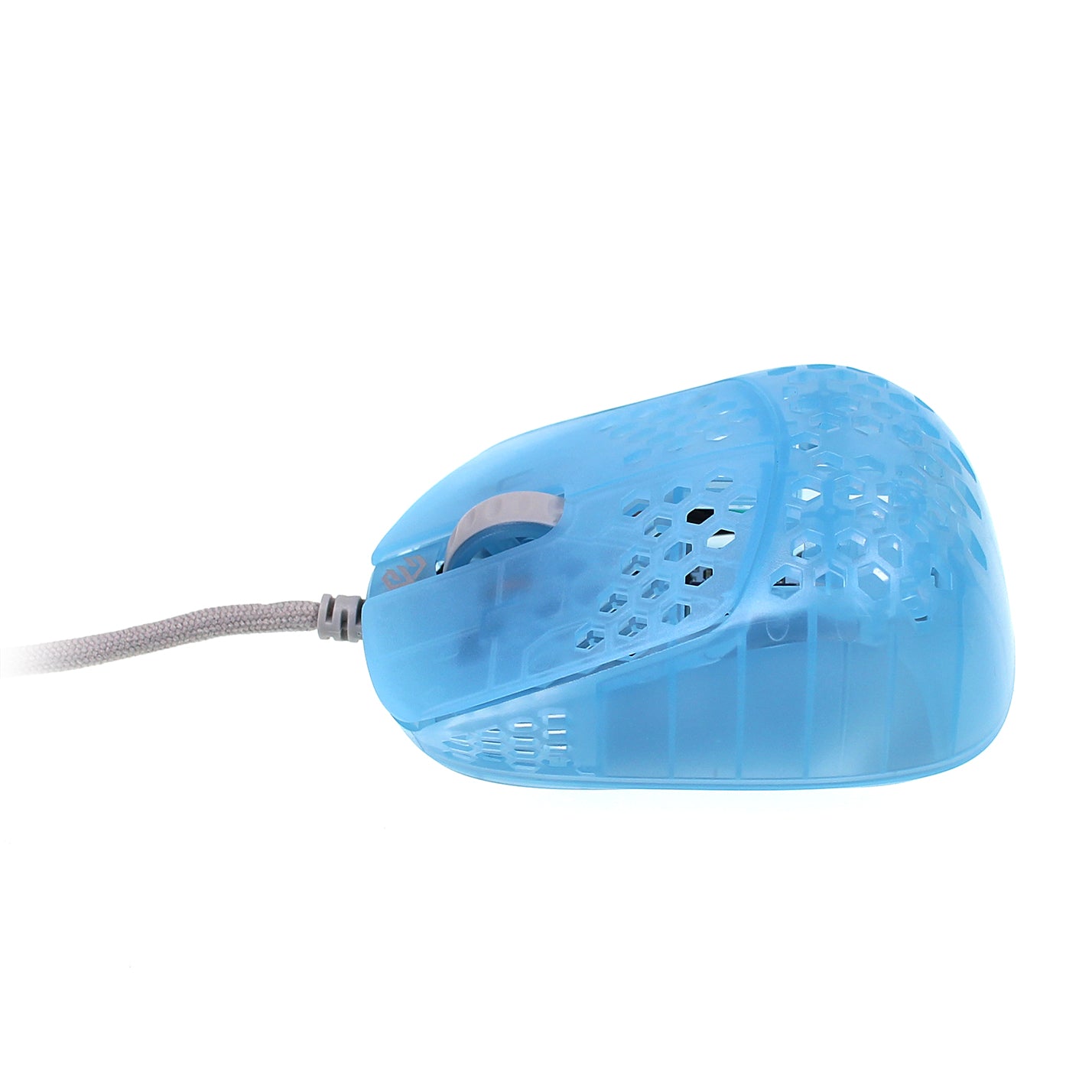 G-wolves HSK "Husky" Ultralight Wired Gaming Mouse - 3389 Sensor - Transparent Blue Edition