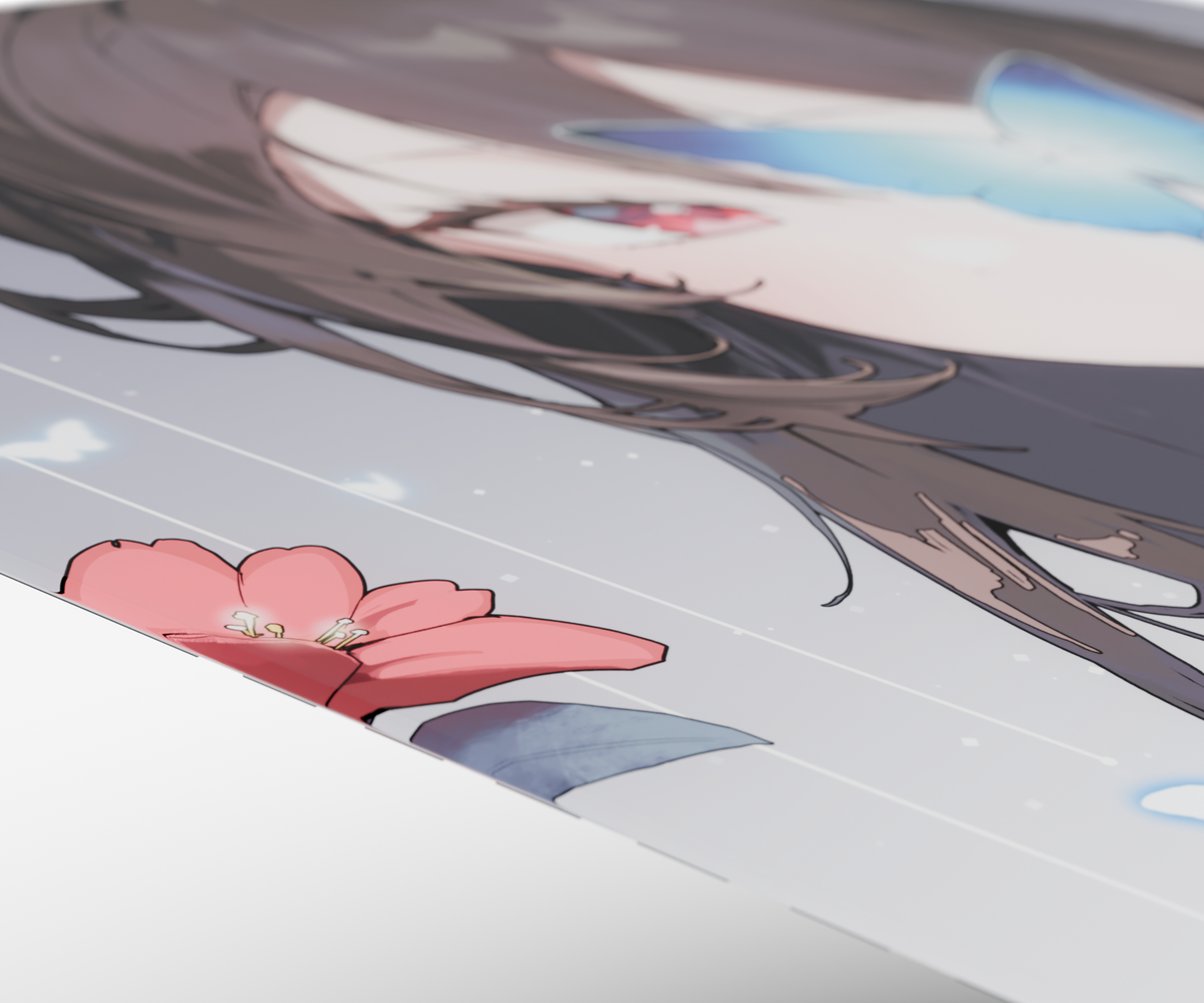 Yuki Aim x Pulsar - Superglide3 Glass Mousepad (Yuki Aim Edition)