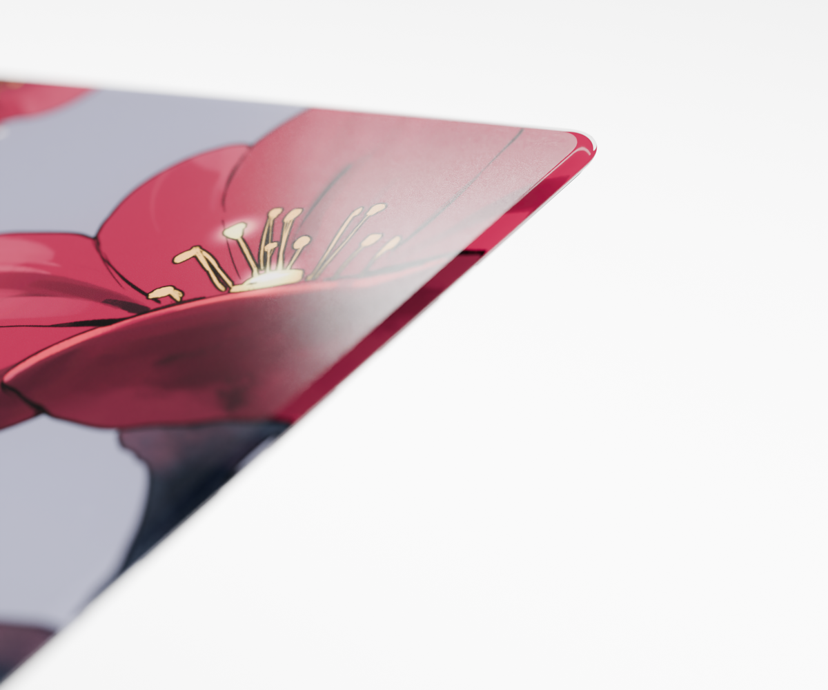 Yuki Aim x Pulsar - Superglide3 Glass Mousepad (Yuki Aim Edition)