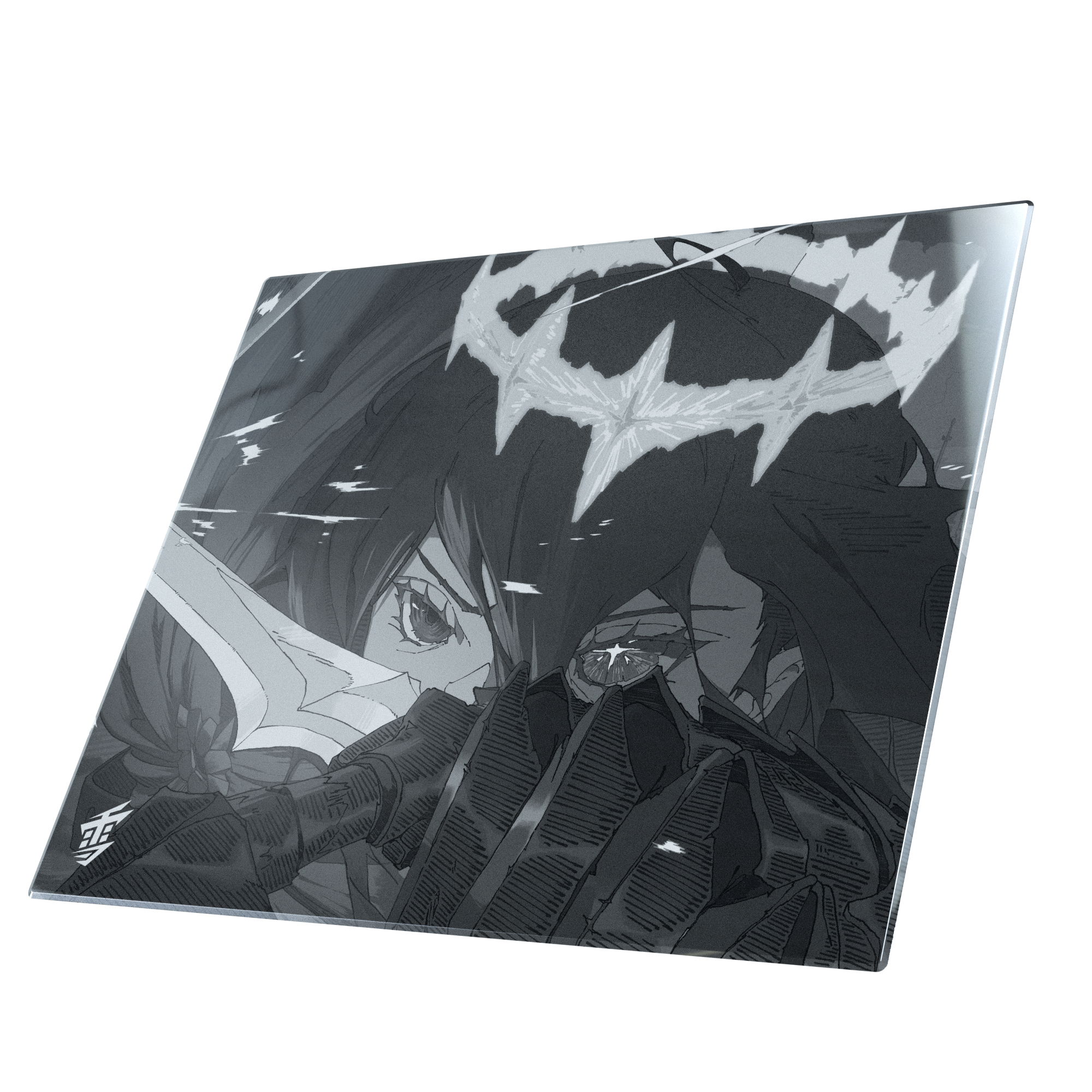 Yuki Aim - Monokuro Glass Mousepad