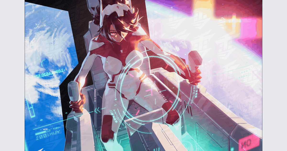 Yuki Aim - MECHA Glass Mousepad Yuki Aim - MECHA Glass Mousepad