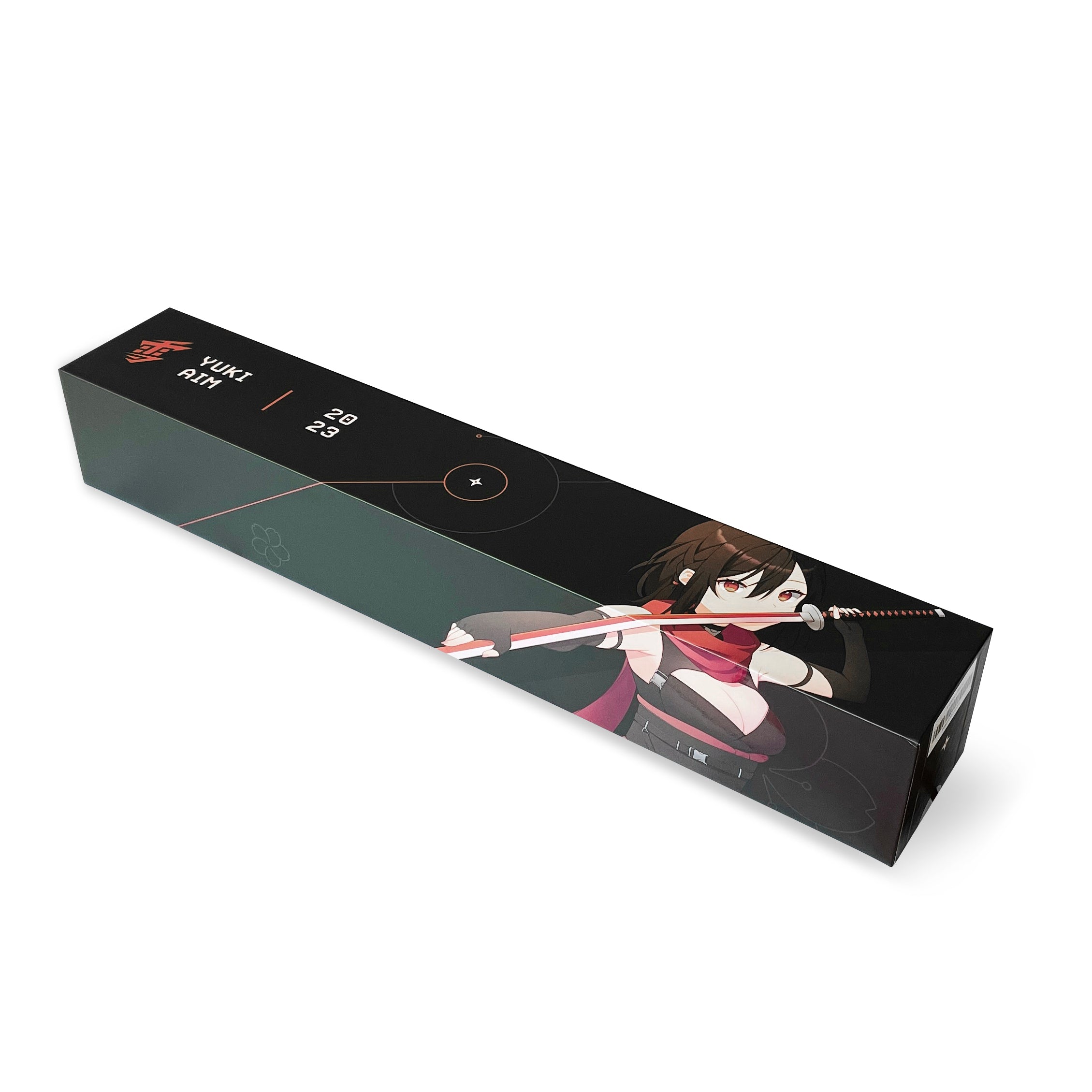 Yuki Aim - 2023 Drop 1 - Katana LARGE Mousepad Limited (Black)