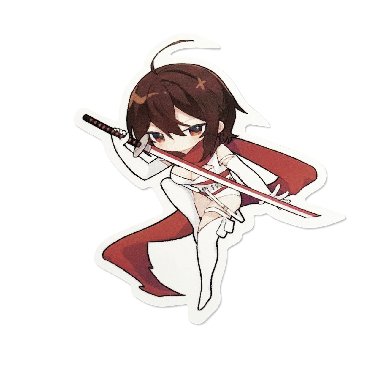 Yuki Aim - Katana LARGE Mousepad Limited (White)