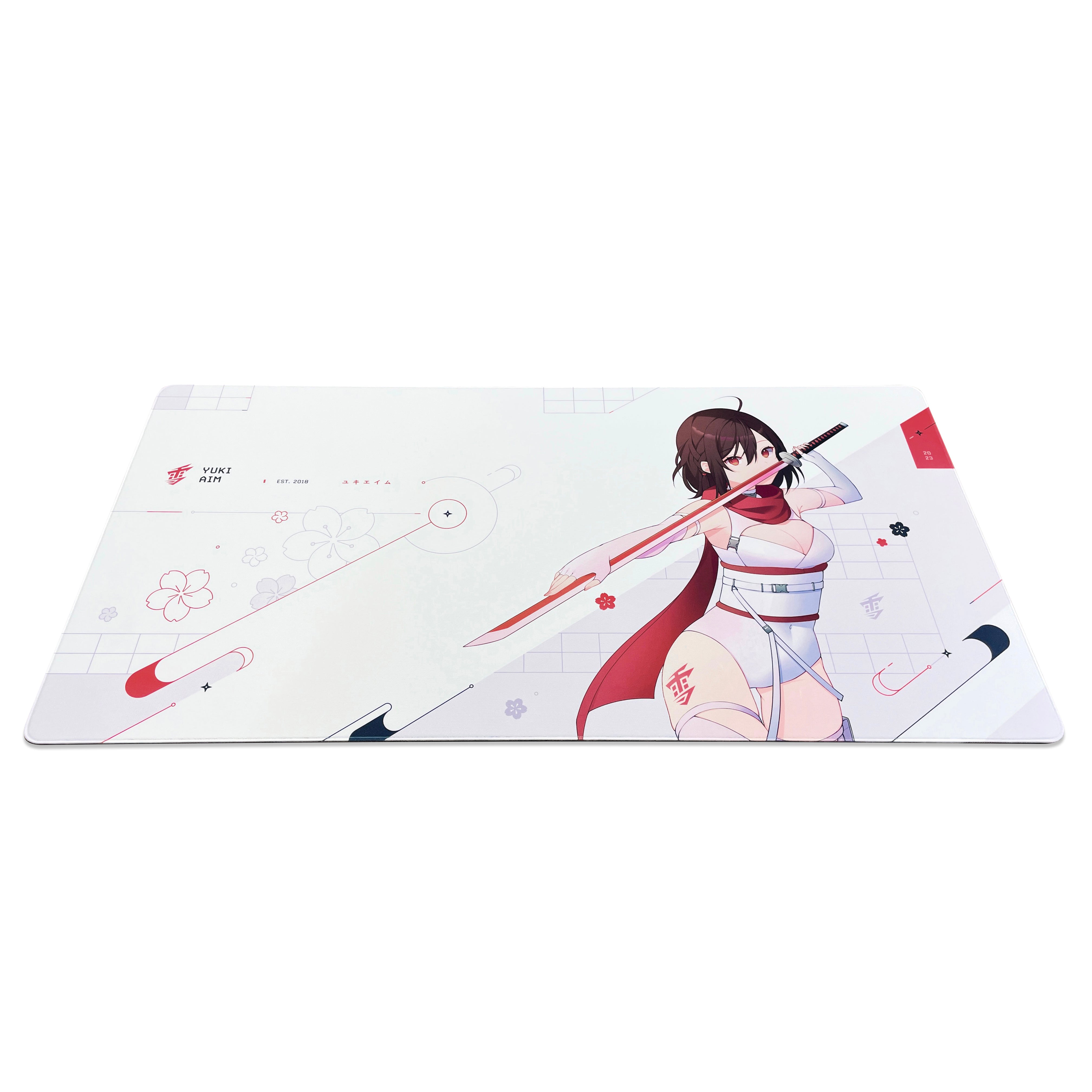 Yuki Aim - Katana XL Mousepad Limited (White)