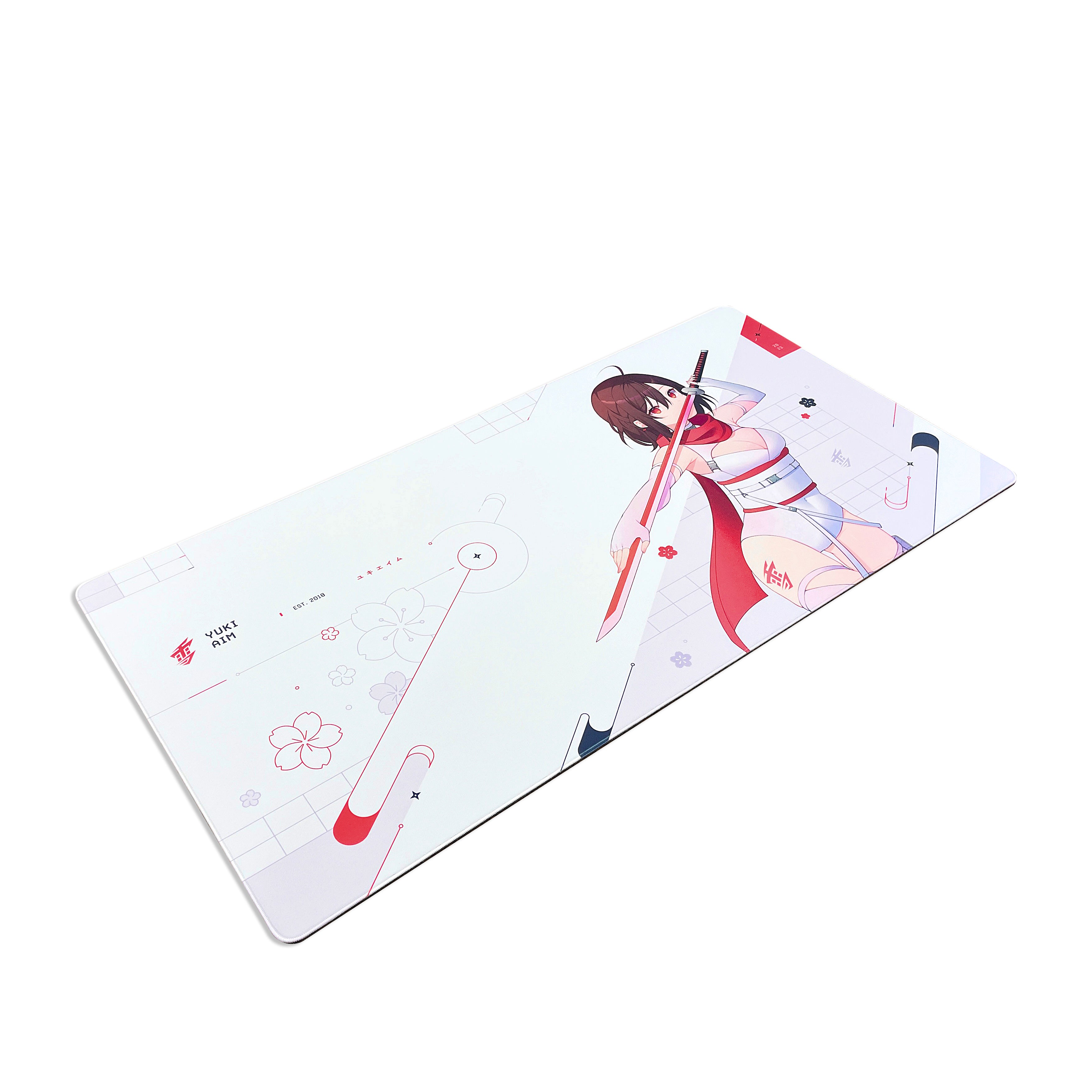 Yuki Aim - Katana XL Mousepad Limited (White)