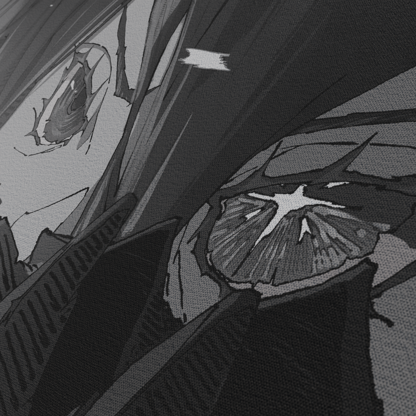 Yuki Aim - Monokuro Large Cloth Mousepad