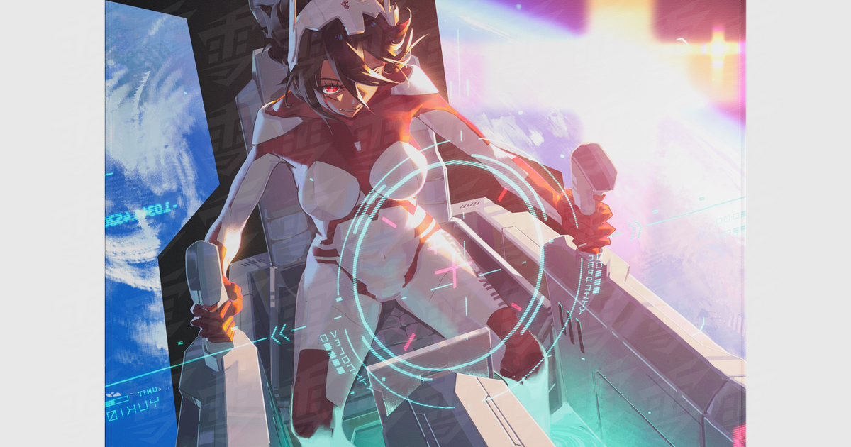 Yuki Aim - MECHA Large Cloth Mousepad