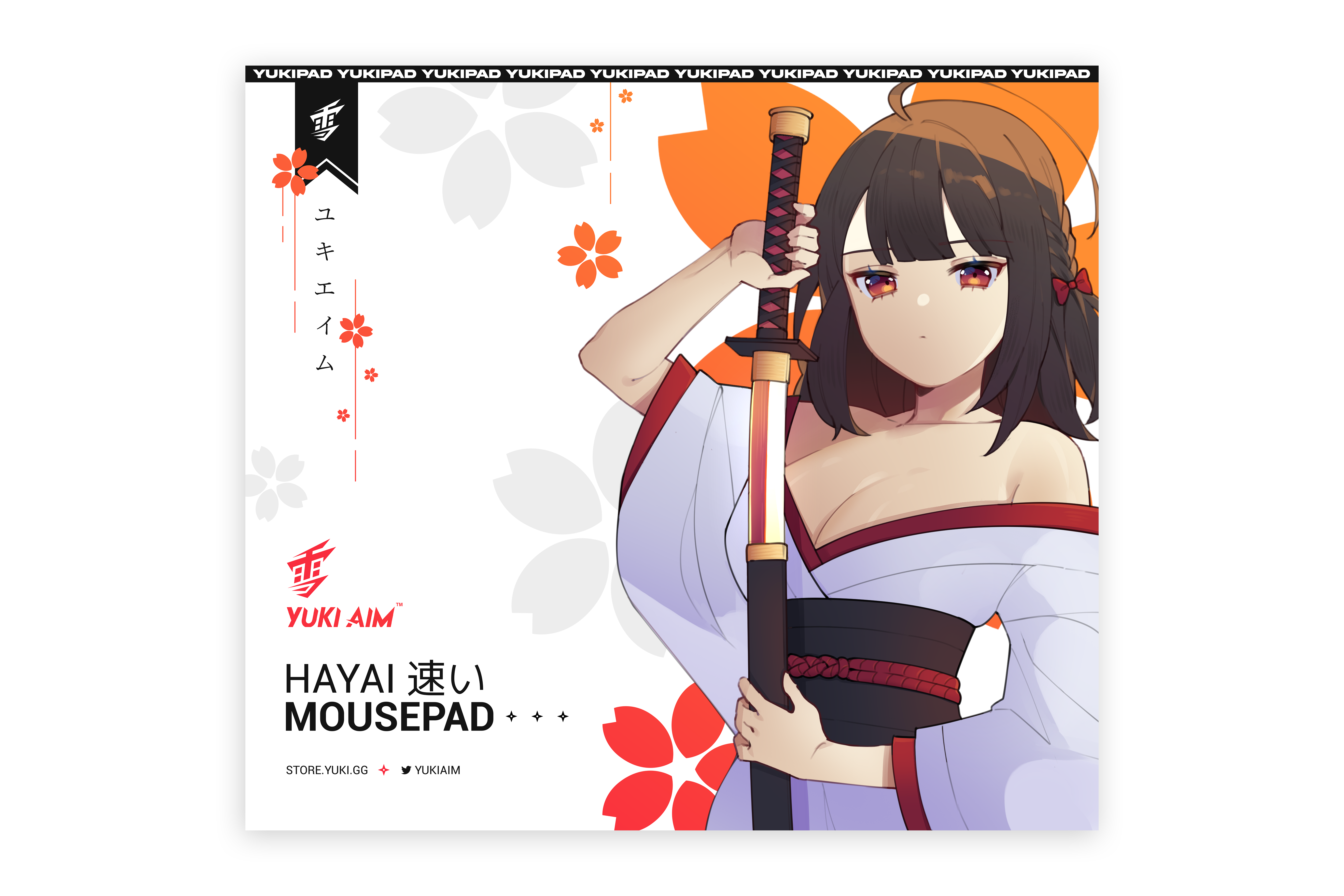 Yuki Aim - 2021 Drop 2 - Hayai Performance Pad Limited (Red)