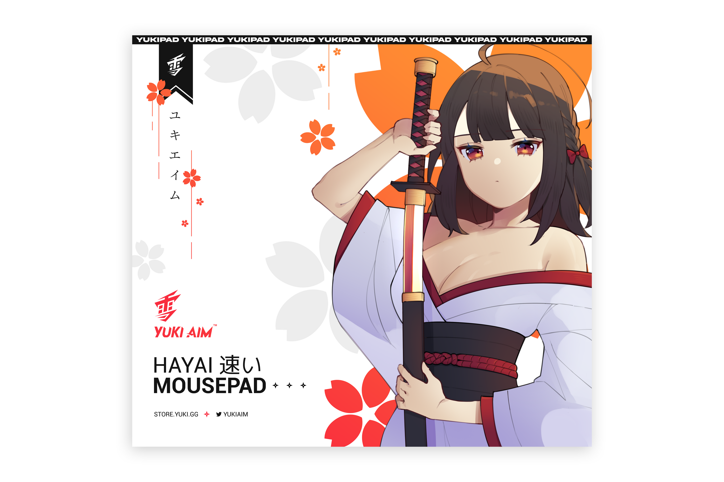 Yuki Aim 2021 Drop 2 - Hayai Performance Pad Limited (Red)